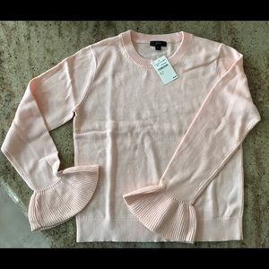 J Crew Ruffle Cuff Sweater